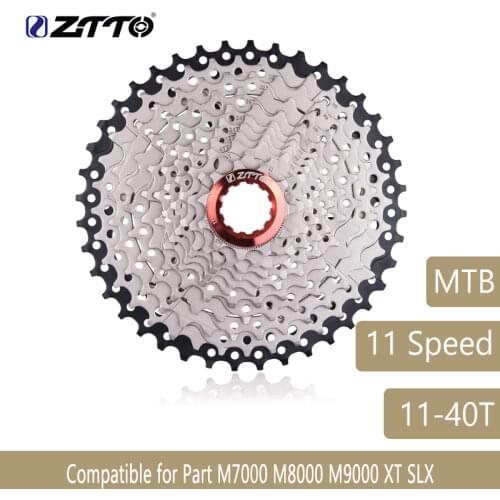 ZTTO Mountain Bike MTB 11 Speed Cassette 11S 40T Bicycle Parts Cassete Freewheel Sprocket Cdg For M7000 M8000 M9000 XT SLX 531g