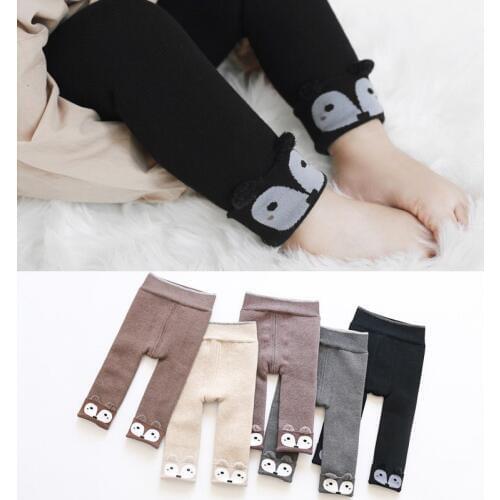 New Fashion Winter Girls Leggings Velvet Solid Warm Pants Children Kids Thick Pants Girl Trousers Skinny Pants For Baby Girls