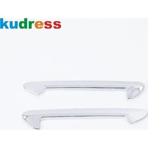 Car Body Side Mark Cover Trim For Audi Q5 2018 2019 2020 ABS Chrome Left Right Logo Mark Frame Covers Car Styling Accessories