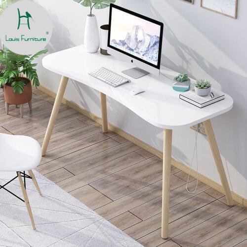 Louis Fashion Office Desks Nordic Minimalist Home Student Tables Modern Bedroom Suite