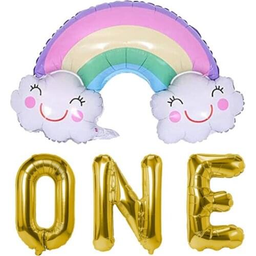 Boho Rainbow Balloon Boho First Birthday Party Supplies Decorations Boho Rainbow 1st Birthday Party Baby Girl Boy