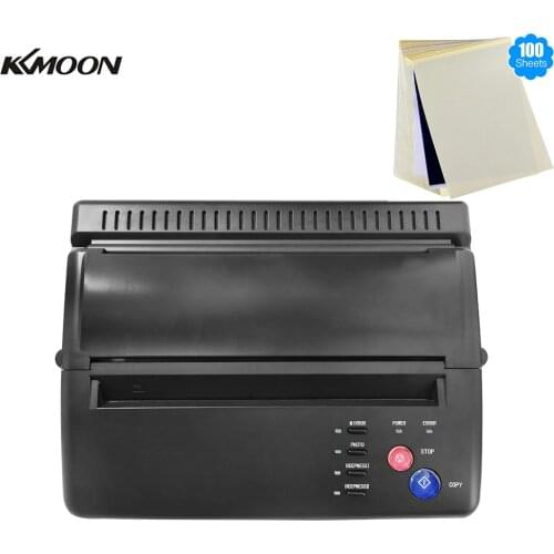 Stencil Machine Tattoo Transfer Machine Printer Drawing Thermal Stencil Maker Copier for Tattoo Transfer 100PCS Paper Supply