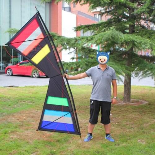 Outdoor Fun Sports 2.55m Power Four-line Stunt Kite For Beginners With Four Wire Handle And Line Good Flying