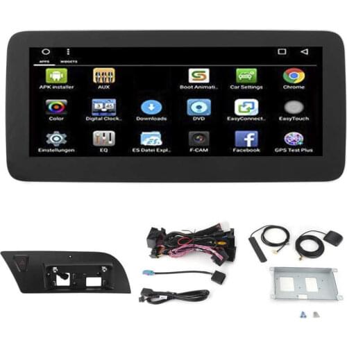 10.25in Navigator GPS Navigation 4+64G Bluetooth Audio Video Player for Android Fit for Audi A4 2009-2016