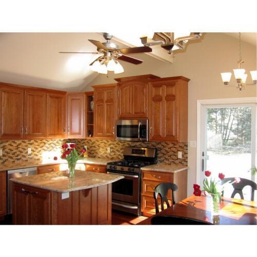 2017 solid wood kitchen cabinet traditional keukenkast armadio da cucina wooden kitchen furnitures S1606043