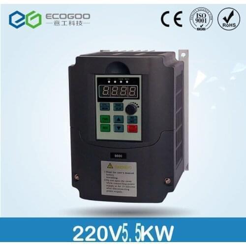 5.5kw 220V AC Frequency Inverter Output 3 Phase 650HZ ac motor water pump controller ac drives frequency converter