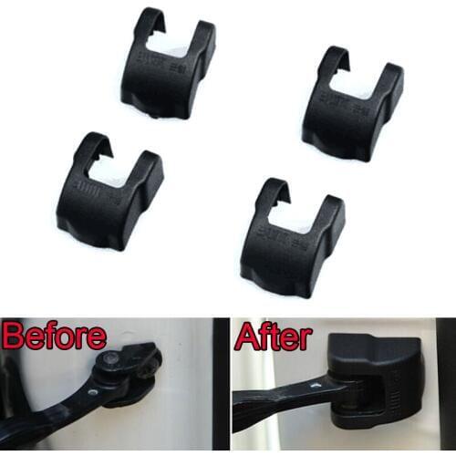 4Pcs/set Car Door Check Arm Stop Anti rust Protector Decoration Cover Fit For Kuga Focus Fusion Escort Escape 2012-2014 Car Styl