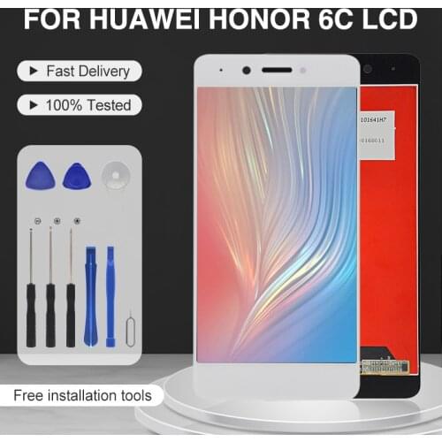 Dinamico 5.0inch Enjoy 6S Display For Huawei Honor 6C LCD With Touch Screen Digitizer Assembly Replacement Nova Smart Lcd+Frame