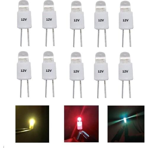 50x AC12V Audio Equipment lighting Bi-Pin Style LED lamps Replacement of 12V40mA Fits Marantz,Sansu and Other Vintage Receivers