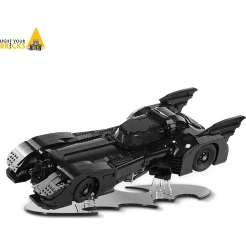Acrylic Display Stand For Superheroes 1989 Batmobile Building Blocks Toys(display Stand Only)