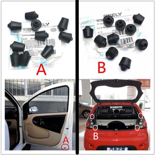 Car rear door trunk buffer block for Geely LC,Geely GX2 ,Geely Emgrand XPandino ,Panda, GC2