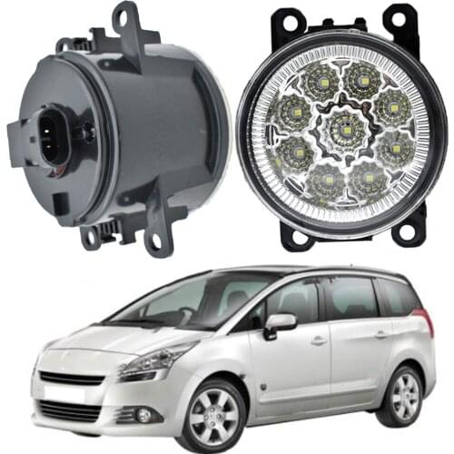 Car LED Fog Light FogLights H11 12V FitFor Peugeot 3008 MPV 2009 2010 2013 foglamps