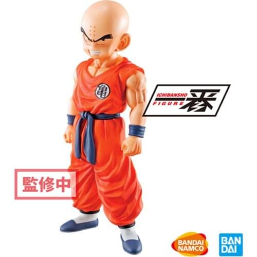 BANDAI Dragon Ball Z Son Goku Kuririn Vegeta Master Roshi Ichibansho PVC Anime Figura Model Collection Kids Toys