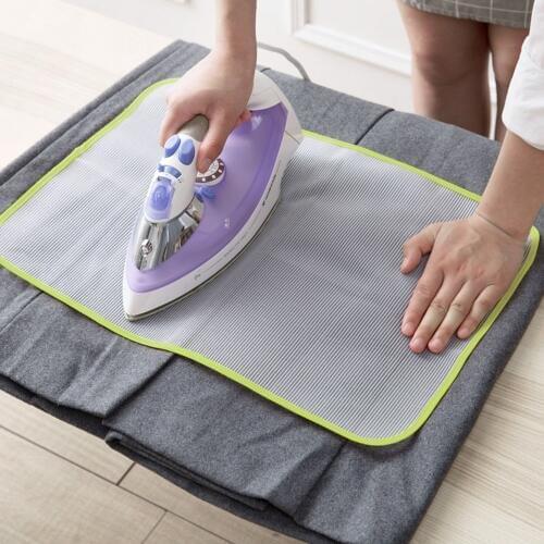Random Colors Ironing Board Cover Against Pressing Pad Protective Insulation Protective Press Mesh Ironing Cloth Guard