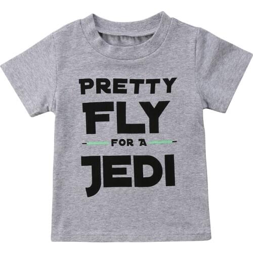 Newborn Kids Baby Boys Cotton Summer Tops T-shirt Tee Shirts Clothes Casual Size 2-6T