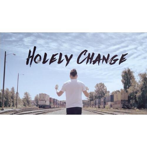 Holely Change by SansMinds Creative Lab (Gimmick+DVD) Street Magic Trick,Illusion,Close up magic,card magic props
