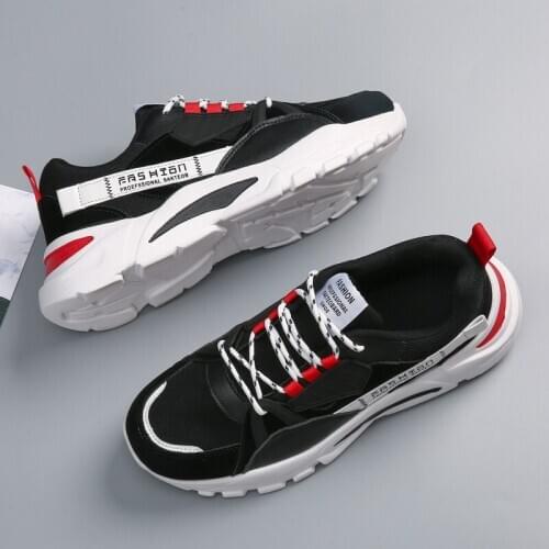 New Mens Casual Shoes Lightweight Mesh Breathable Sneakers Trend Outdoor Lace-up Comfortable Shoes Fashion Sneakers For Men