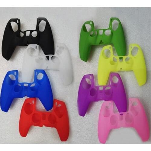 Silicone Soft Joypad Skin Cover Protective Case For Sony Playstation Dualshock 5 PS5 Controller Gamepad Protection Accessories