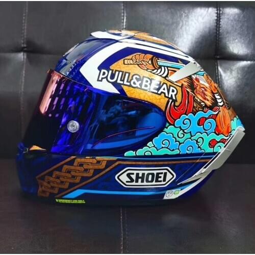 Full Face Motorcycle Helmet X14 Marquez Motegi3 Lucky Cat2 Anti-Fog Visor Riding Motocross Racing Motobike Helmet