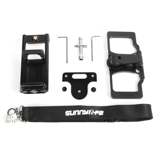 Remote Controller Aluminum Alloy Bracket Tablet Phone Clip for MAVIC 2 PRO/ ZOOM/ MAVIC PRO/ AIR/ Mini SPARK CrystalSky Monitor
