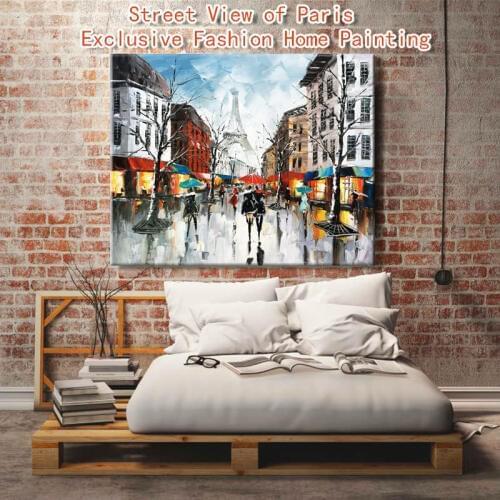 Paint by number art painting by numbers City streets fashion Living room decorative hanging pictures Personalized Customization