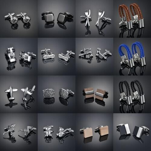 Light luxury shirt Cufflinks mens shirt cuffs nail French round button custom wedding dress bridegroom suit sleeve