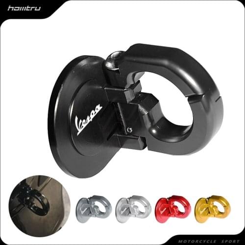 Scooter Foldable Helmet Lock Hook Case for Piaggio Vespa GTS 300 300ie GTS300 Aluminum