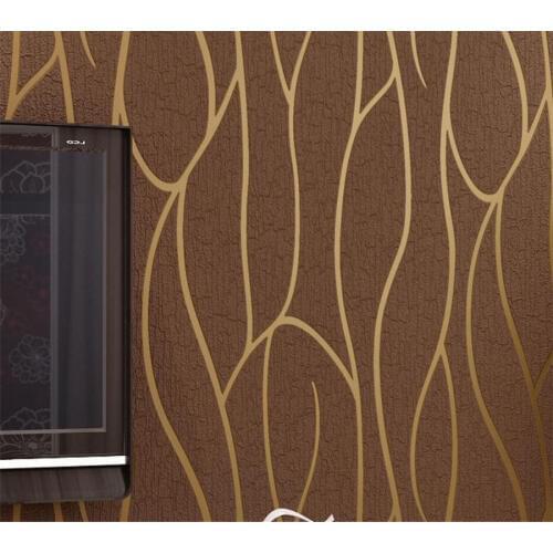 Beibehang Modern vertical striped foes deer skinned nonwovens wallpaper living room bedroom TV background wall 3d wallpaper roll