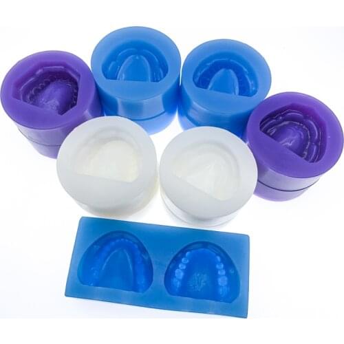 Dental Teaching Plaster Model Mold Mould of Edentulous Jaw Complete Cavity Block