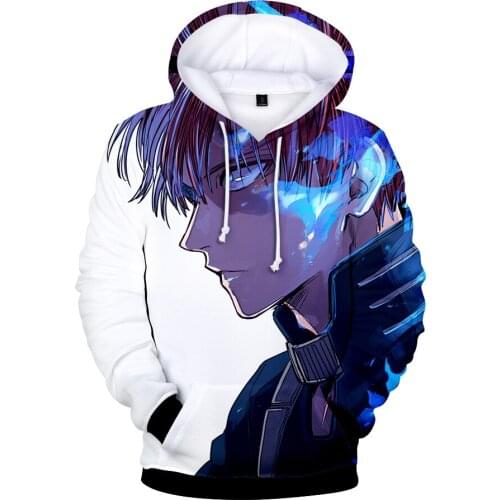 2021 Spring And Autumn 3D Printing Hoodies My Hero Academia Anime Fashion Men Women Harajuku Cweatshirts Pullovers Casual Jacket