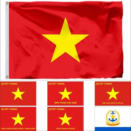 Vietnam Peoples Army Flag 3X5FT 90X150CM 100D History Banner Border Defense Force