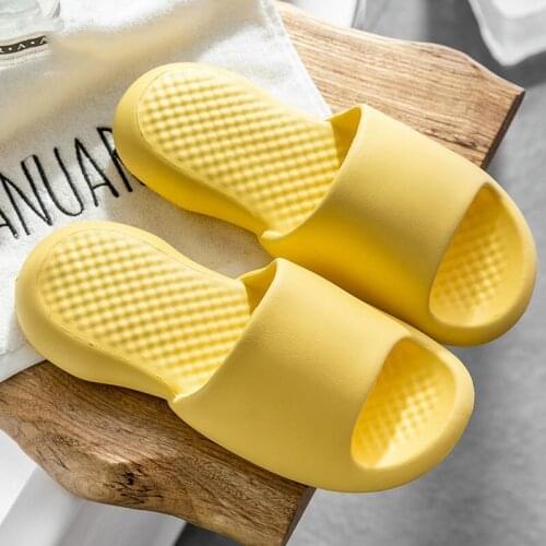 Women Slippers Summer EVA Soft Beach Sandals Home Indoor Bathroom Footwear Non-slip Slippers Sandals Women Men Couple Slippers