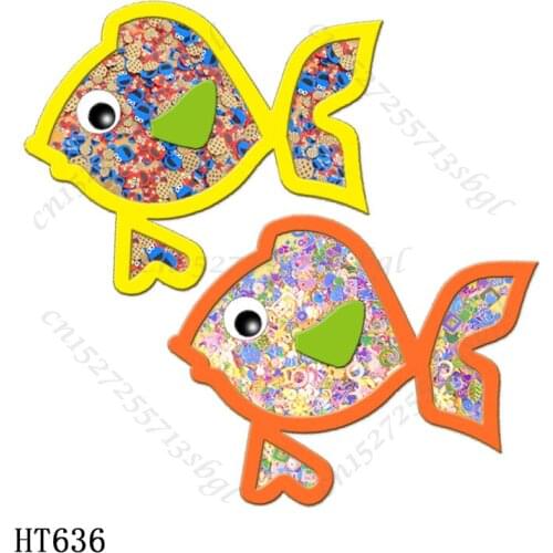 Goldfish Shaker Toys Cutting dies -New Die Cutting And Wooden Mold,HT636 Suitable For Common Die Cutting Machines On The Market