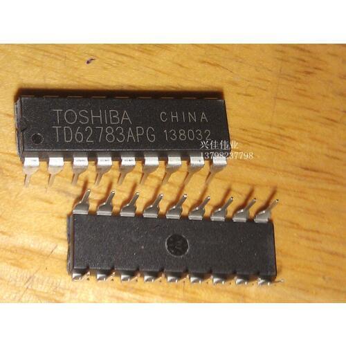 10PCS The new 8-channel high-voltage source drive TD62783APG DIP-18 LED indicator on the drive