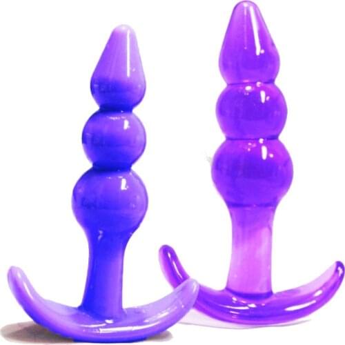 2pcs/set Silicone Anal Toys Butt Plugs Anal Dildo Anal Sex Toys Sex products anal for Adult butt plug Gay Sex Toy