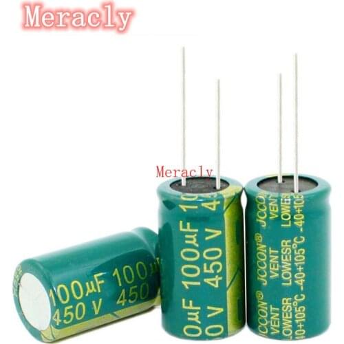 20pcs~100pcs/lot 450V100UF 100UF 450V Electrolytic Capacitor volume 18X30 best quality New origina