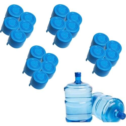 20pcs Pure Water Bucket Lid Reusable Non Spill Anti Splash Water Dispenser Cap Water Bottle Jug Seal Lid Caps For Home Office