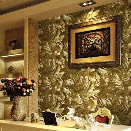 Beibehang Gold 3D relief European luxury KTV background wallpaper luxury golden bedroom living room video wall 3d wallpaper roll