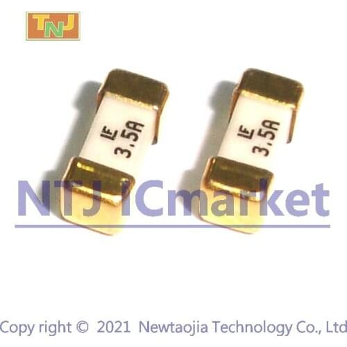 50 PCS Gold Plated Ceramics Fuse 1808 125VAC, 045102.5MRL 2.5A 0451003.MRL 3A 04513.15MRL 3.15A 045103.5MRL 3.5A 0451004.MRL 4A
