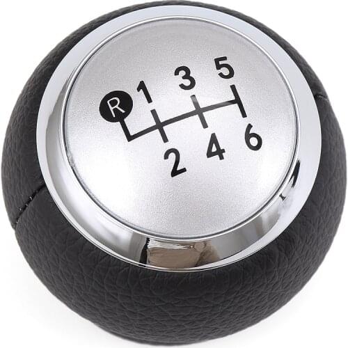 6 Speed Black Car Gear Shift Knob Head Stick Ball for Toyota Avensis RAV4 Yaris Urban Corolla 1.8T 2007 - 2011 2012 2013