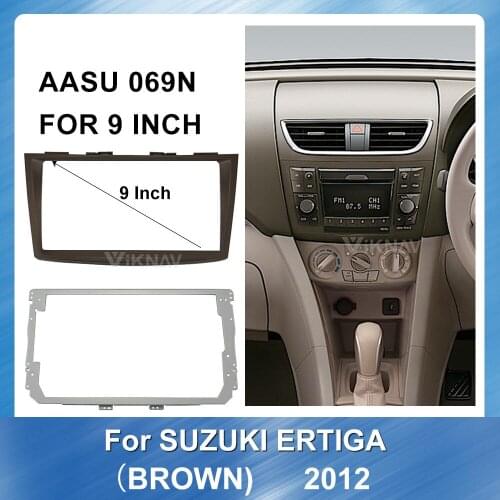 9inch 2Din car Radio Fascia For SUZUKI IGNIS 2017+ Car DVD Frame Audio Fitting Adaptor Dash Trim Facia Panel Car Audio Frame