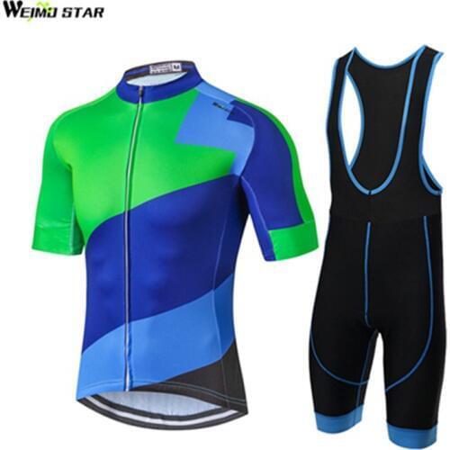 WEIMOSTAR Brand Mens Pro Bicycle Wear MTB Cycling Clothing cycling sets Team Bike uniform Cycle shirt Summer cycling jersey set