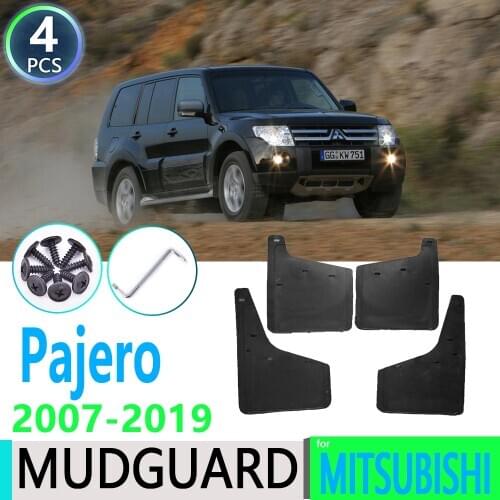 For Mitsubishi Pajero Montero 2007~2019 2008 2009 2010 2011 2012 Car Fender Mudguard Mud Flaps Guard Splash Flap Car Accessories