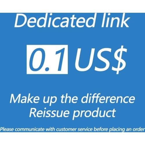 The freight to make up the difference.Please contact customer service before purchasing the link
