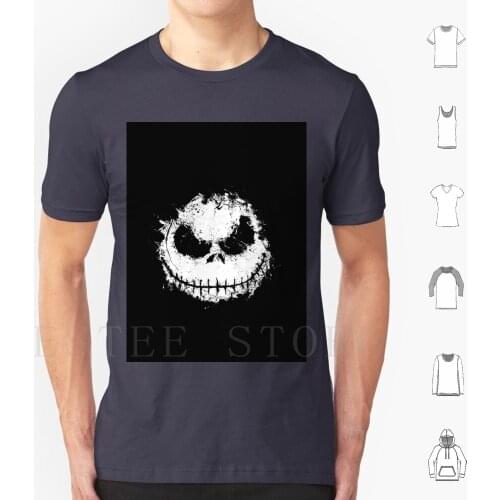 Jack T Shirt Cotton Men Diy Print Timothy Walter Tim Burton Beetlejuice Nightmares Before Christmas The Corpse Bride Alice In