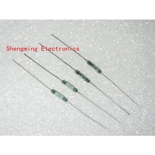 100pcs magnetic reed switch glass sealed portion size imported 1.8 x 7MM normally open