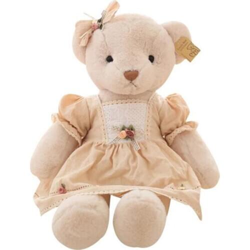 Princess Bear Dressing Couple Teddy Bear plush toy children baby kids doll stuffed toy for birthday gift