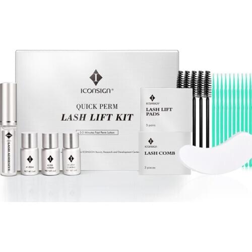 ICONSIGN Quick Perm Lash Lift Kit Eyelash Perming Set New Version Fast Perming Lotion Cilia Beauty Makeup Tools