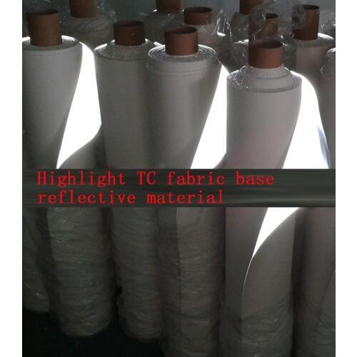 Highlight Reflective fabric TC base 100CM*100M per roll
