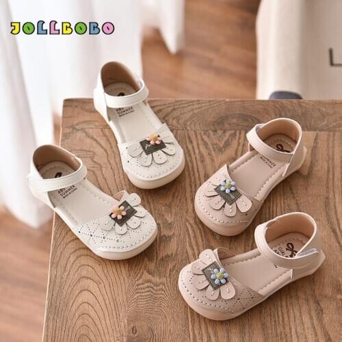 New Spring Baby Sandals for Girl Fashion Flower Little Kid Princess Sandals Sale Summer Casual Toddler Girl Shoes Size 6 7 8 9